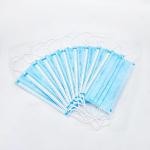 Blue disposable children & adult face mask 3ply medical surgical respirator with