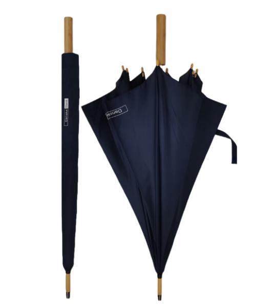 Environmental Protection Super Light Wood Umbrella Fiberglass Ribs Auto Open 23