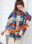 100%acrylic jacquard knitted scarf,fashion hand knitting scarf, knitted scarf
