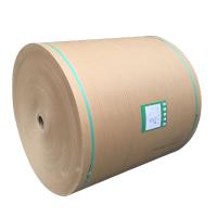 Buy cheap Recycled Wrapping Brown Kraft Paper Jumbo Roll 100% Virgin Wood Pulp product