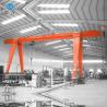 Buy cheap MH Travelling Box Frame Single Girder Gantry Crane Motorized Rail Mounted 20 Ton from wholesalers