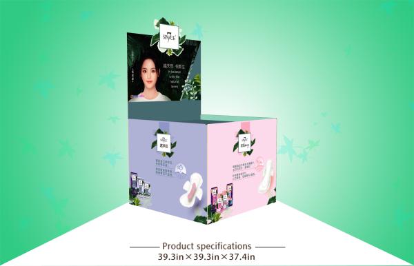 Buy cheap 4C Printing 200kgs Robust Cardboard Pallet Display 3ply from wholesalers