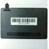 Buy cheap Deboss Text Blank Metal Business Cards , Black Metallic Business Cards With Bar Code from wholesalers