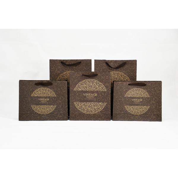 Buy cheap Eco Friendly Paper Twist Handle Bags 250g 300g Weight Customized Color Simple Design from wholesalers