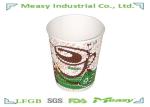 8 OZ Ripple Paper Cups Brown Blue Yellow Multi Colors Printed