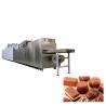 Buy cheap PLC Operation Two Depositors Chocolate Bar Machine 300kg/hour from wholesalers