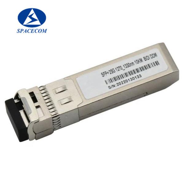 Buy cheap SFP28 25G BIDI Fiber Optical Transceiver Module 1270nm / 1330nm 10km LC Source SMF from wholesalers