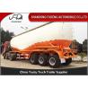 Buy cheap Carbon Steel V shape Bulk cement tanker trailers 3 axles silo cement carrier trailers from wholesalers