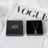 Buy cheap Gift and Jewelry Black Necklace Rigid Box Single Side Coating Base And Lid Box for Packaging from wholesalers