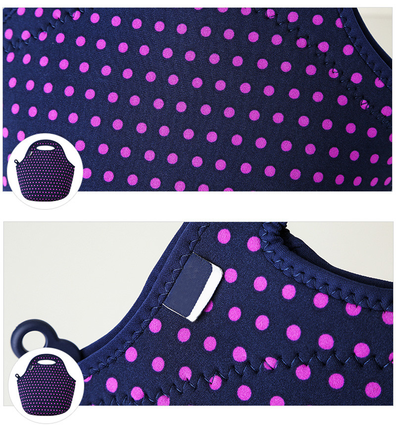 Women Reusable Waterproof Insulated Lunch Carry Bag
