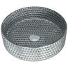 Buy cheap Chromed Finish Crystal Sink Bowl Elegant Bathroom Vanity Countertop Sink from wholesalers
