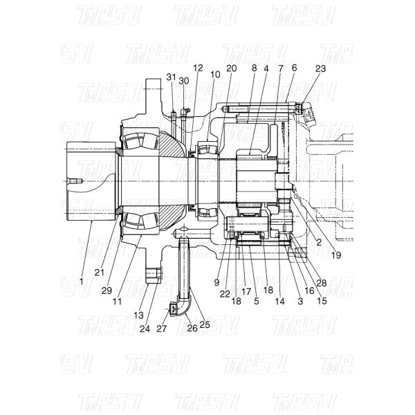 Quality Custom colors Yes YN32W00022F2 SK210-8 Excavator Swing Drive Catalog for Machinery Repair Shops for sale