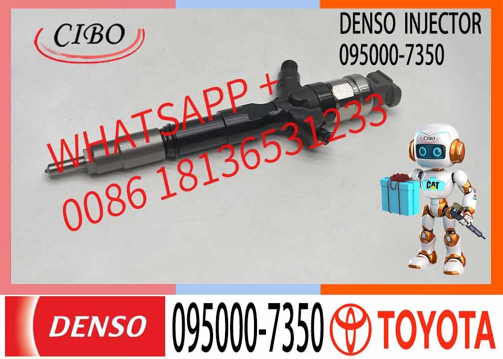 New 095000-7350 095000 7350 Common Rail Injector 0950007350 23670-39135 DCRI107730 for Toyota Landcruiser Prado 3.0 D 1KD-FTV