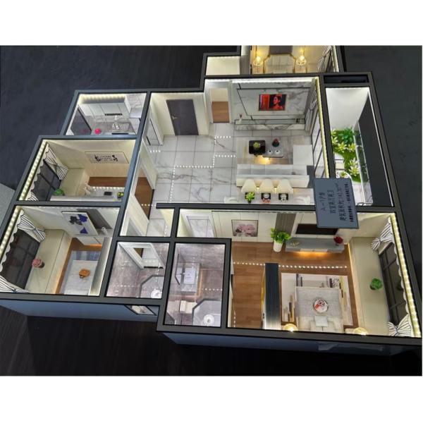 House Scale Model 1:50 Architectural Scale Model Interior Customized