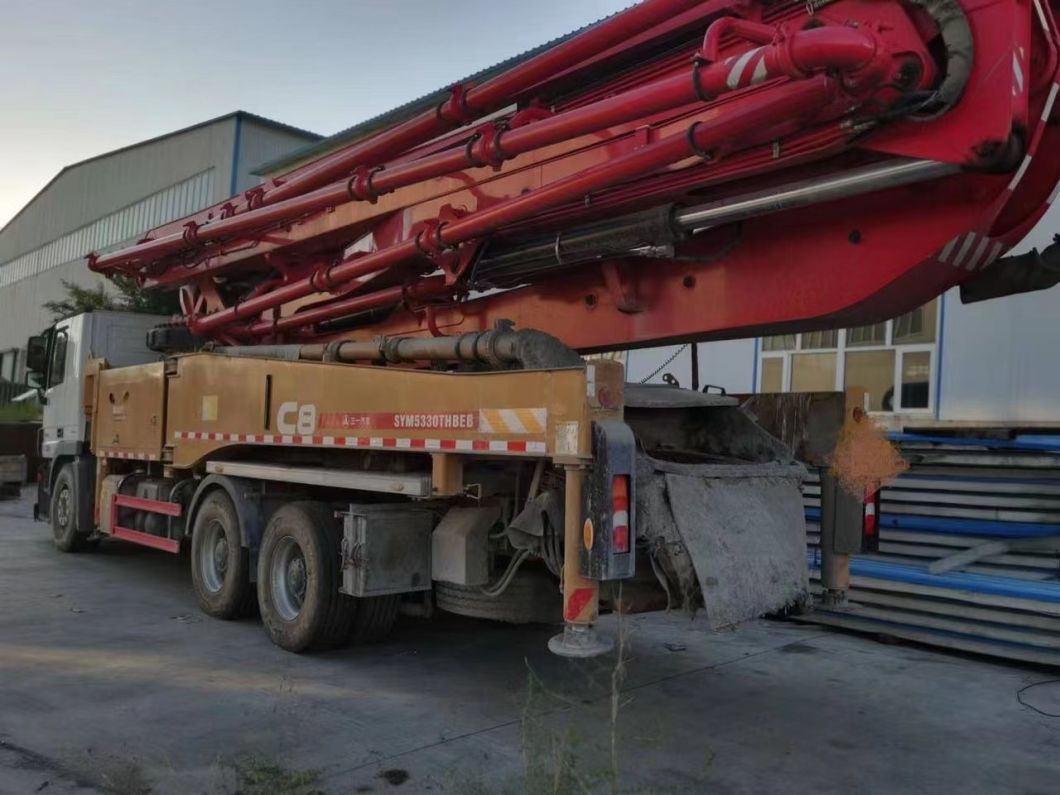 Sy 49 Meter Used Heavy Equipment Boom Pump for Concrete Bathching Plant