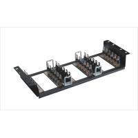 Buy cheap SPCC Cold Rolled Steel Krone Mounting Frame , 19 Inch 180 Pair Rack Mount Frame product