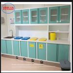 Hospital Furniture Disposal Cabinet Wall Mounted Clinic Stainless Steel Slider