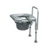 Buy cheap Hospital Toilet Commode Transfer Bench Seat With Bedpan Commode Chair from wholesalers