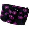Buy cheap Black Jacquard Fabric Zipper Cosmetic Bag 27cm×17cm×7cm Size from wholesalers