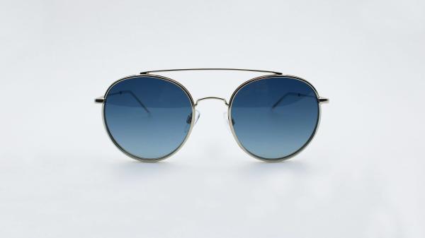 Buy cheap Unisex Round new fashion Sunglasses metal double bridge driving glasses UV 400 from wholesalers