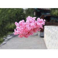 Buy cheap Holiday Dia. 4cm Pink Artificial Silk Cherry Flowers product