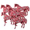 Buy cheap Paisley Bandana Horse Embroidered Animal Patches Iron On Backing Fabric from wholesalers