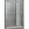 Buy cheap Inline Sliding Aluminum Alloy Glass Shower Doors With Rose Golden Frames and Big Hanging Wheels from wholesalers