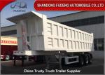 Heavy Duty Dump Semi Trailer 3 or 4 Axles For Rock Sand And Coal Delivery
