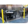 Buy cheap Zinc Design 6ft Metal Mesh Garden Fence Black Pvc Coated from wholesalers