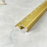 Buy cheap Aluminium Trims For Tiles Stair Nosing Tile Trim 12.96mm Matte Gold from wholesalers
