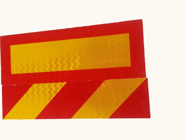 Buy cheap Automotive Orange And White Reflective Vehicle Marking Tape , Reflective Panels As Warning Signs from wholesalers