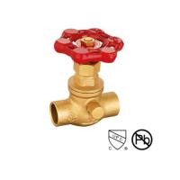 Buy cheap 1/2″ -3/4″ Solder Ends Connect Brass Stop Valves With Drain Brasscraft Stop product