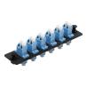 Buy cheap 6 Port LC Fiber Patch Panel Loaded W/6 LC Fiber Adapter Panel from wholesalers