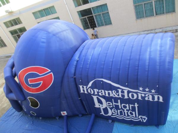 Buy cheap inflatable helmet/inflatable camping tent/inflatable football helmet tunnel from wholesalers