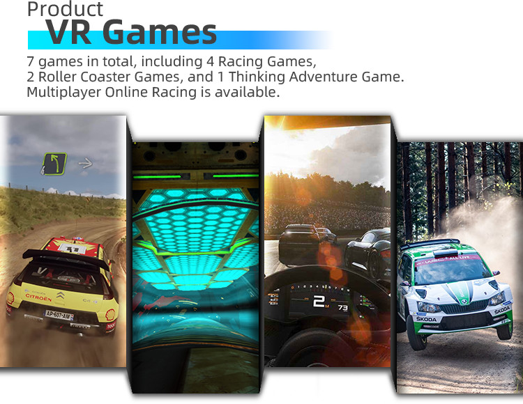 Kids Amusement Game VR Simulator / VR Driving Simulator With Steering Wheel