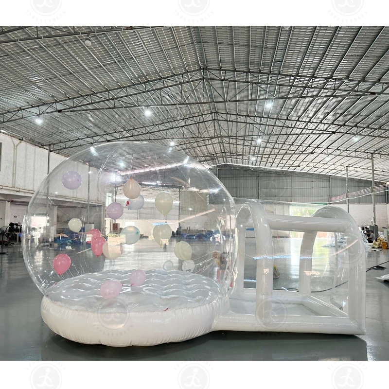 New Style Inflatable Balloon Bubble Tent KidsJumping House Bubble Dome with Balloon Flying