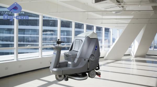 Buy cheap Commercial Grade Floor Cleaning Machine Battery Powered 2 Brushes Included For Office Buildings from wholesalers