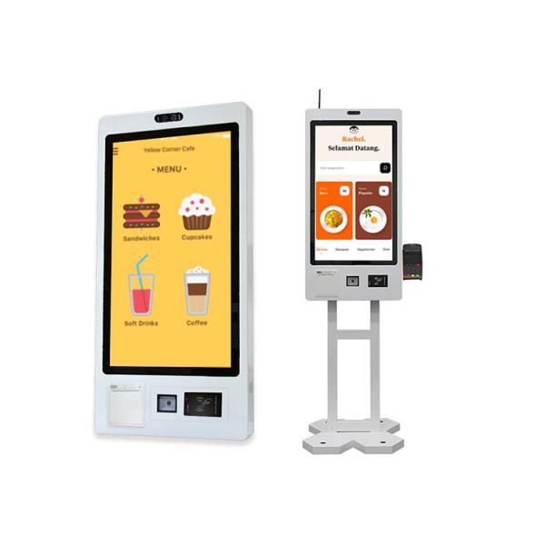 Buy cheap 27 Inch Touchscreen Self Ordering Payment Kiosk Wall mounted / Standalone for Restaurant from wholesalers