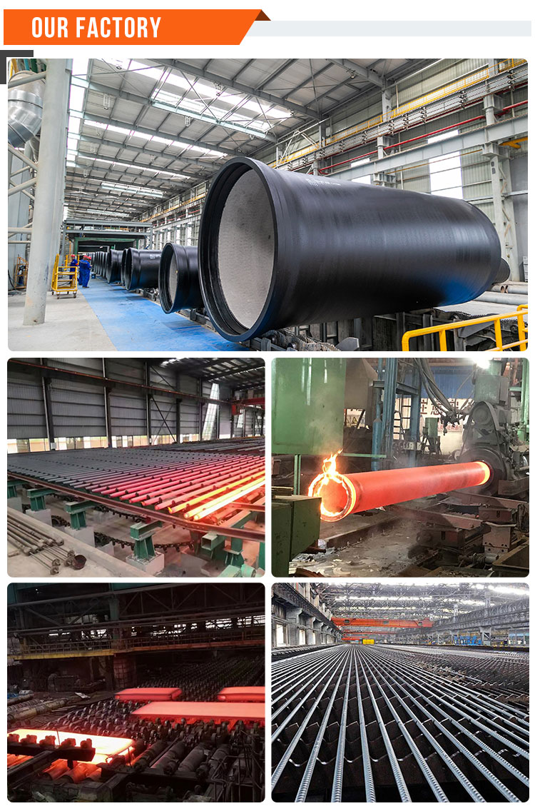 Hot Rolled Ductile Iron Pipe K9 K8 K7 200mm 300mm 350mm 400mm