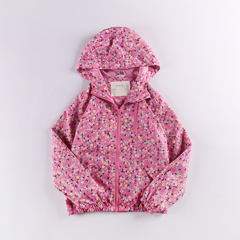 Size 4 6 8 10 12 Girls Print Jacket With Leftover Design