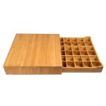 hot selling coffee cup holder tray with drawer coffee cup holder for high