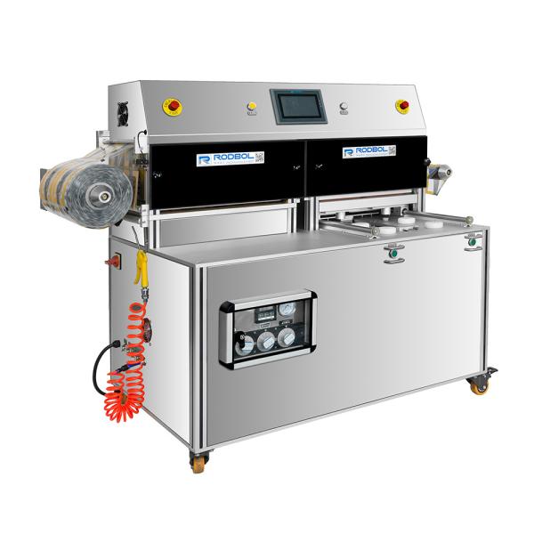 Buy cheap Map Packaging Equipment Modified Atmosphere Vacuum Tray Sealer Vertical Display from wholesalers