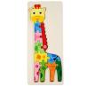 Buy cheap Montessori 3D Wooden Block Puzzle Toys Thicken Wood Jigsaw Early Learning from wholesalers