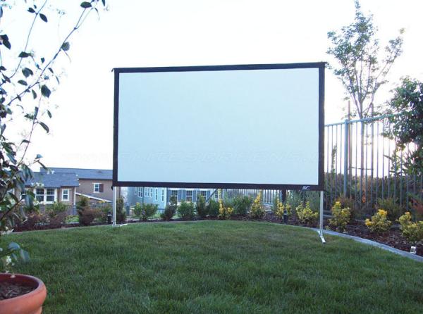Buy cheap 150 Inches Portable Foldable Projector Screen Matt White Long Lasting from wholesalers