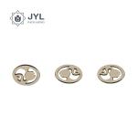 Hollow Out Metal Embossed Stickers , Ornament ISO9001 Printed Metal Labels
