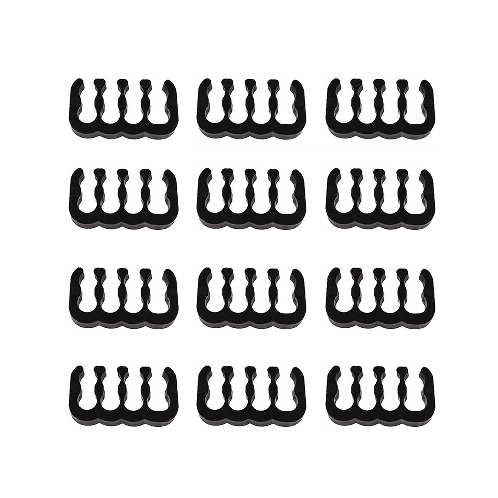 Sleeved Cable Comb Kit 4*24pin Motherboard Power Supply Cable Comb CPI-E PC 12*8pin GPU 8*6pin Extension Black