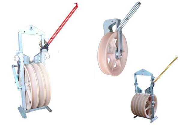 Buy cheap Power Transmission Line Aerial Helicopter Stringing Blocks 20 - 220kg Weight from wholesalers