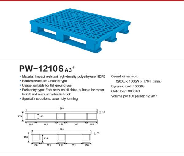 Buy cheap Durable Stacked Plastic Pallet for Reliable Transportation from wholesalers
