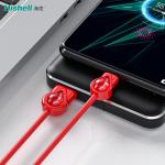 Liquid Silicone Mobile Phone USB Cables Type C Non Twisting Multiscene