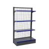 Buy cheap High Quality Single-Sided Supermarket Gondola Shelf Heavy Duty Cold-Rolled Steel Grid Goods Display from wholesalers